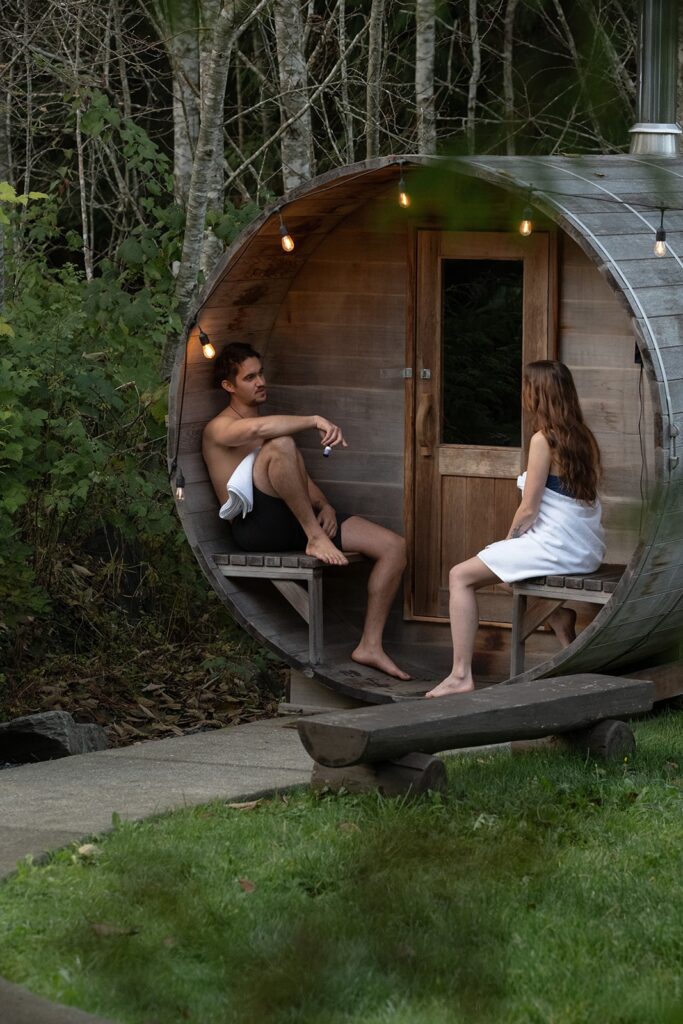 Wild Renfrew's West Coast Trail Lodge Sauna