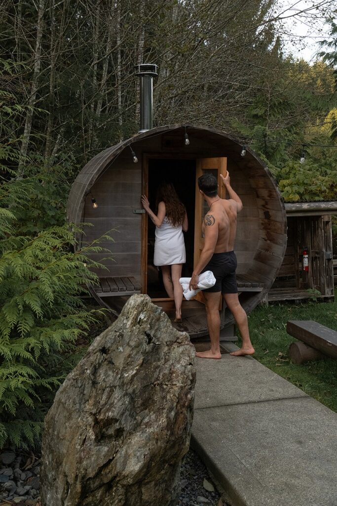 Wild Renfrew's West Coast Trail Lodge Sauna