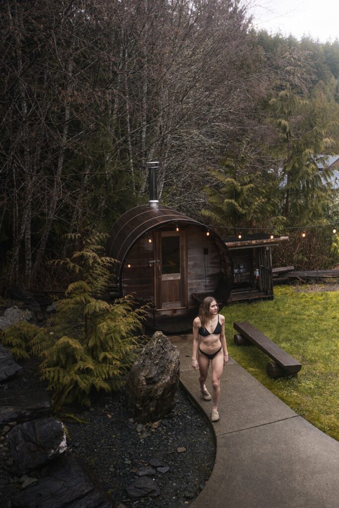 Wild Renfrew's West Coast Trail Lodge Sauna