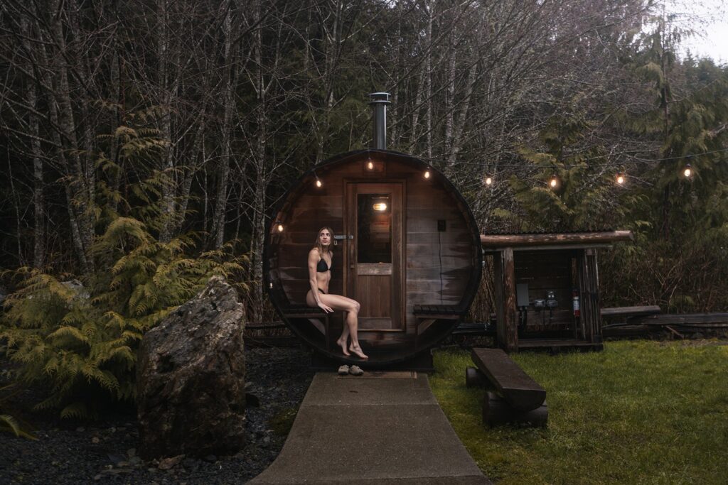 Wild Renfrew's West Coast Trail Lodge Sauna
