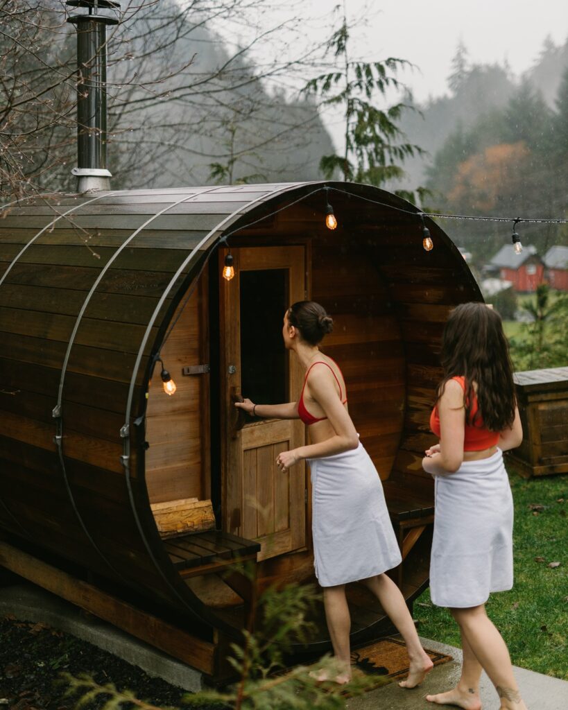 Wild Renfrew's West Coast Trail Lodge Sauna